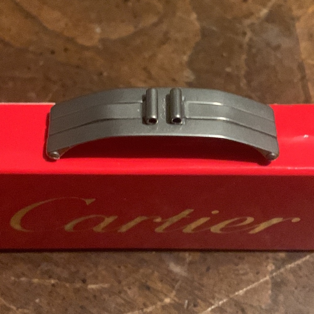 *NIB* Authentic Cartier Stainless Steel Deployant clasp metal bracelet VC280659